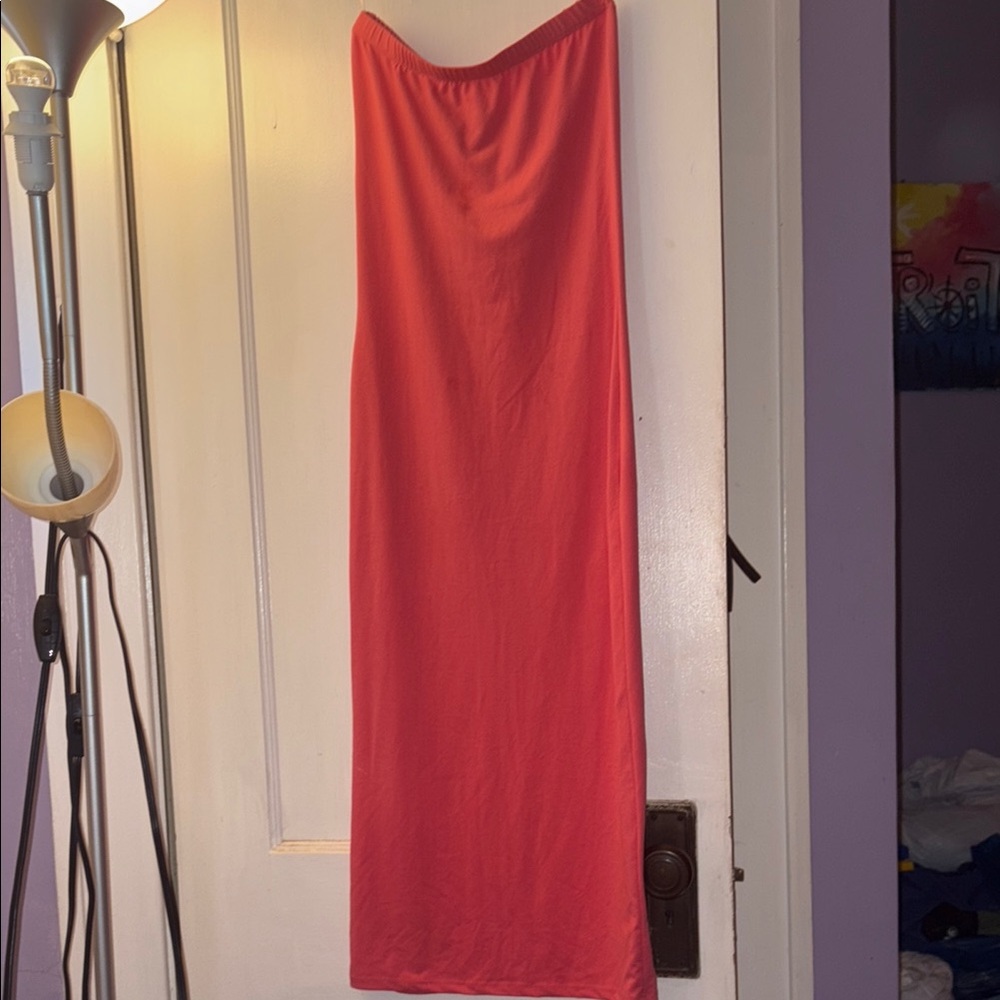 Strapless Pink Dress